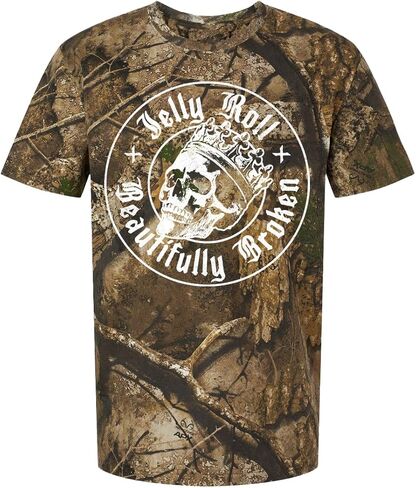 Jelly Roll RealTree Camo Beautifully Broken Tee in Saudi Arabia