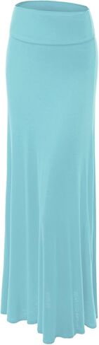 CTC Womens Fold-Over Maxi Skirt - Made in USA in Saudi Arabia