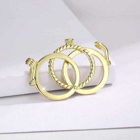 Gold Hand Holding Heart Ring for Women: Valentine’s Day Hands and Heart Zirconia Ring Promise Ring for Girlfriend Wife Christmas Gift in Saudi Arabia