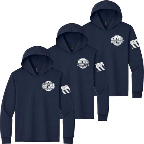 3 Pack Custom T Shirts for Men Hooded, Customized Work Shirts, Construction Sports Outdoor Business in Saudi Arabia
