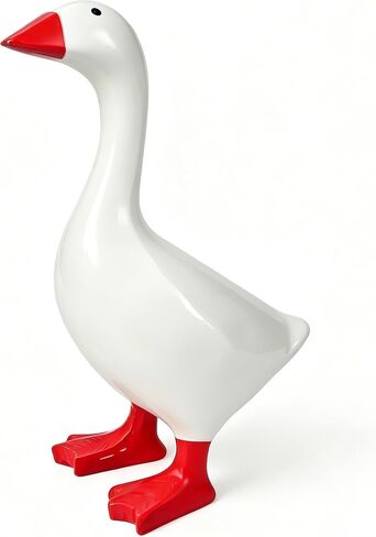 Desk Goose 7 Inch, Desktop Mini Goose Resin Statue Key Holder, Cute Decor for Home Office Table Desk Duck Sculpture, Bedroom Decor Housewarming Gift for Friends and Family in Saudi Arabia