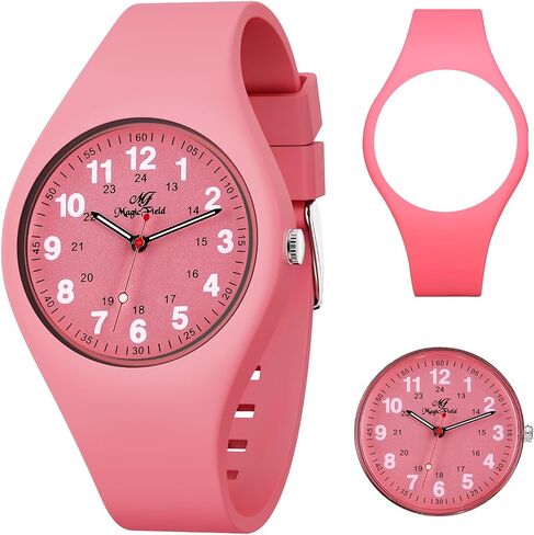 ManChDa Waterproof Watches for Women Silicone Watch with Second Hand Luminous Watch 24 Hours Jelly Watch in Saudi Arabia