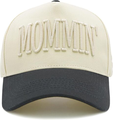 Mommin Hat for Women, Adjustable Embroidered Mom Baseball Cap, Mother's Day Birthday Gifts from Daughter Son Husband in Kuwait