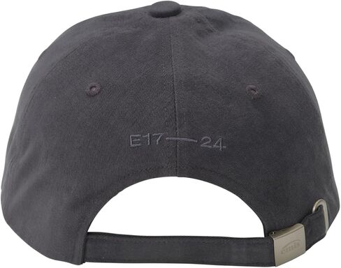 Cotton Brushed Baseball Cap Logo Adjustable Unisex Casual Streetwear Hat Charcoal in Saudi Arabia
