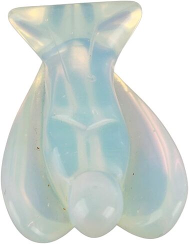 White Crystal Angel, Crystals Healing Stones Polished Peace Cute Angel Statue with Exquisite Carving, for Family Friends Gifts in Kuwait
