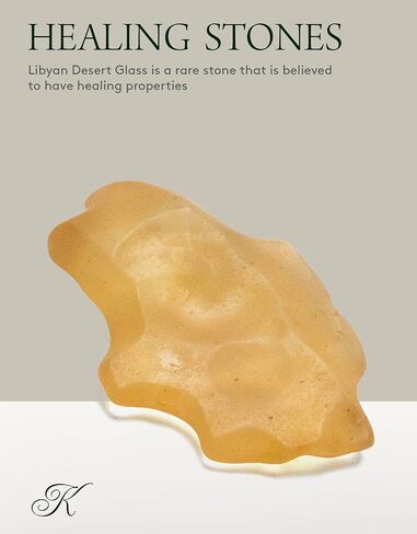 تكتيت زجاج الصحراء الليبي من كاليفانو (10-25 قيراط!) مع تأثيرات علاجية ومهدئة - AAA+ كريستال Desierto Libio Reiki عالي الطاقة يستخدم للصحوة الروحية (بطاقة المعلومات متضمنة) in Kuwait