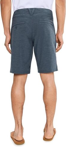 شورت رجالي من Volcom Cross Shred Hybrid - 20 بوصة، شورت عصري قابل للتمدد في 4 اتجاهات سريع الجفاف، أزرق مستعمل، 31 in Kuwait