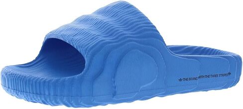 حذاء adidas Originals ADILETTE 22 شريحة للرجال ID7956 (أزرق/أسود/أسود)، مقاس 5 in Kuwait