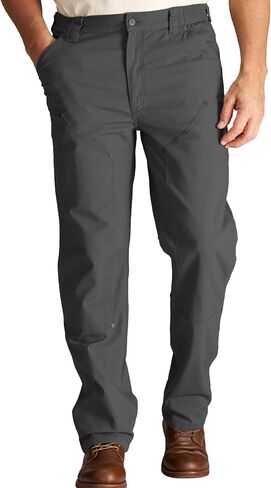 CHRONOLINE Men's Stretch Canvas Work Pants Double-Front Dungaree Double-Knee Outddor Motorcycle Carpenter Pants for Men in Saudi Arabia