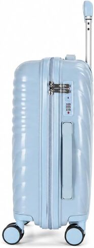 Carry On Luggage with Spinner Wheels, Hardside Suitcase with TSA Lock, Lightweight Travel Rolling Luggage with Telescoping Handle (Sky Blue) in Saudi Arabia