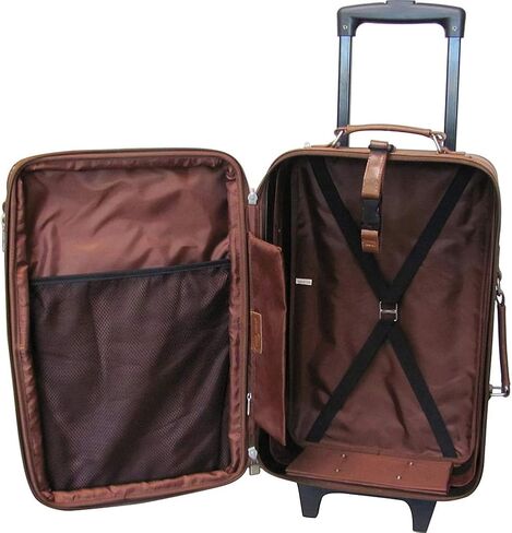 Amerileather Black Leather 22" Expandable Pullman (#8001-0) in Saudi Arabia
