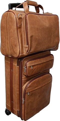 Amerileather Black Leather 22" Expandable Pullman (#8001-0) in Saudi Arabia