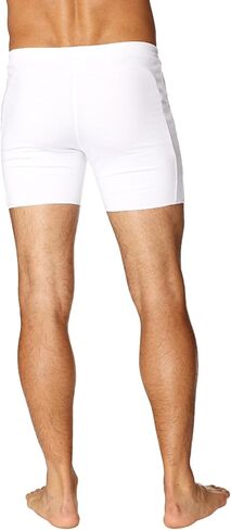 4-rth Mens Transition Yoga Shorts (Medium, Solid White) in Saudi Arabia