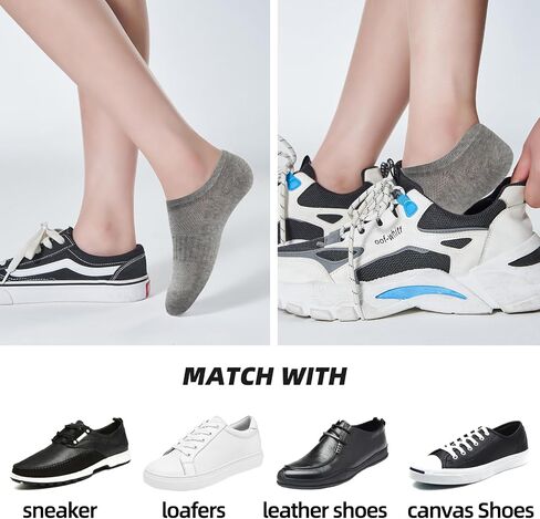No Show Socks Women & Men Low Cut Ankle Short Anti-slid Athletic Running Casual Invisible Liner Socks in Kuwait
