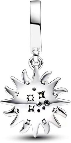 925 Sterling Silver Charm, Sun, Moon and Star Series Pendant Charms Fit Pandora Bracelets DIY Jewelry Gift for Women in Saudi Arabia