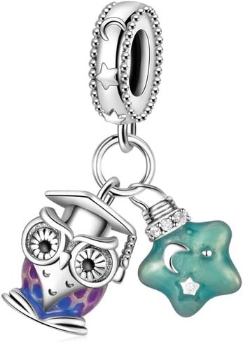 925 Sterling Silver Charm, Sun, Moon and Star Series Pendant Charms Fit Pandora Bracelets DIY Jewelry Gift for Women in Saudi Arabia