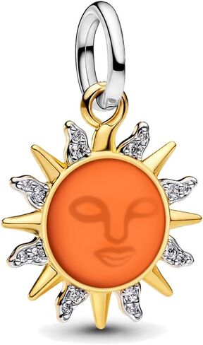 925 Sterling Silver Charm, Sun, Moon and Star Series Pendant Charms Fit Pandora Bracelets DIY Jewelry Gift for Women in Saudi Arabia