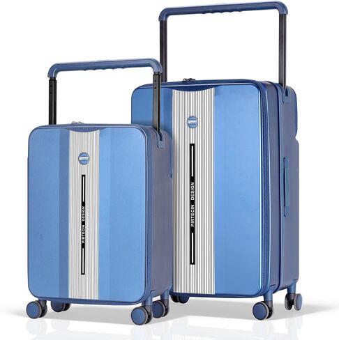 Luggage Sets 2 Piece, 20" Carry On & 24" Checked Suitcase, PC Hardside Durable Spinner Suitcase, Travel Suitcase with TSA Lock & Cosmetic Bag Ideal for Travel or Business Trips, Green in Saudi Arabia