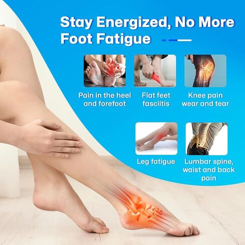 Gviipk Lightweight Arch Support Inserts, Advanced Pain Relief Insoles for Men Women, Shock Absorption Running Sport Insoles, Relief Plantar Fasciitis Flat Feet - S in Saudi Arabia