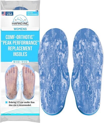HAPAD Comf-Orthotic Soft Support Replacement Insoles for Women - Comfortable Cushioned Soft Insoles for Women, Casual, Work, Light Use Inserts for Shoes with Arch, Heel & Forefoot Support in Saudi Arabia