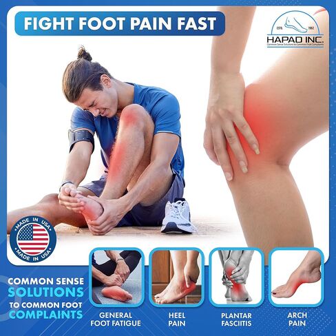HAPAD Comf-Orthotic Soft Support Replacement Insoles for Women - Comfortable Cushioned Soft Insoles for Women, Casual, Work, Light Use Inserts for Shoes with Arch, Heel & Forefoot Support in Saudi Arabia