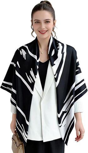 Extra-Large Square Scarf 51" Fashion Scarves Shwal Scarf Headscarf Hair Wrapping Scarfs Neck Scarves for Women B04 in Saudi Arabia