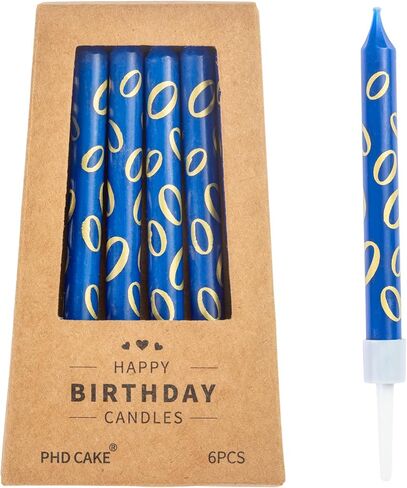 PHD CAKE 36-Count Birthday Candles with Holders, Party Candles, Cake Candles in Kuwait