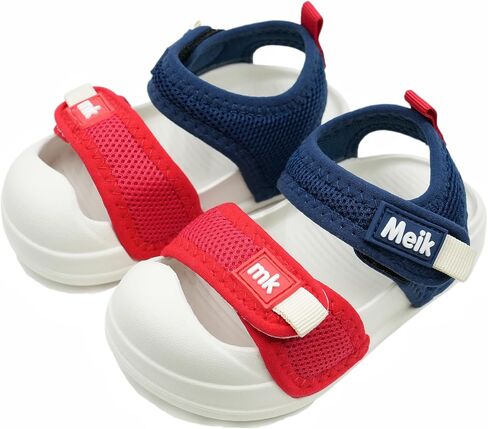Meik Mangni Toddler Boys Girls Sandals Children's Adjustable Closed Toe Sandals Kids Outdoor Non-slip Sport Sandal Lightweight Beach Shower Shoes for Toddler/Little Kid in Saudi Arabia