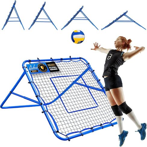 Lacrosse Rebound Net Pro, WINTHAI Lacrosse Rebounder for Backyard, Adjustable Angles Bounce Back Net with Target Strike Zone, Easy Quick Setup, Volleyball Baseball Softball and Soccer Training in Saudi Arabia