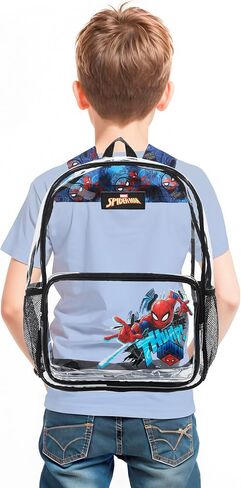 Bioworld Spider-Man Classic Kids' Clear PVC 16" Backpack in Kuwait