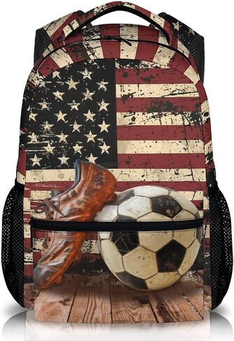 Boys Backpack Baseball Backpacks for Kids Teens Baseball Lovers, Flag Print Bookbag Sport Bag for Preschool Primary Middle in Saudi Arabia