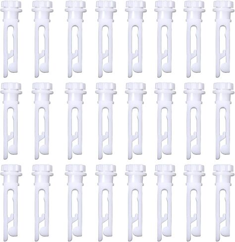 Vertical Blinds Replacement Stem 24 Sets(1.22" L x 0.55" W) White Repair Components, Vertical Blind Clips & Verticals Blinds Replacements Parts for Window in Saudi Arabia