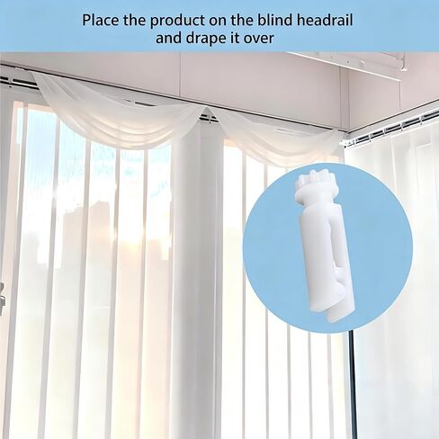 Vertical Blinds Replacement Stem 24 Sets(1.22" L x 0.55" W) White Repair Components, Vertical Blind Clips & Verticals Blinds Replacements Parts for Window in Saudi Arabia