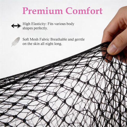 Sexy Lingerie For Women Nine-Tailed Fishnet Sheer High Elasticity Bodystocking Mesh Knitted Bodysuit Comfortable Nightwear Hollow Patchwork Tights Full Body See Through Jumpsuit in Kuwait