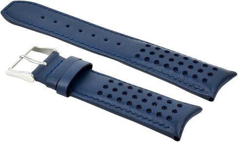 Ewatchparts 23mm Blue Angel Leather Watch Band Strap Compatible With Citizen AT8020-03L H800-S081165 in Kuwait