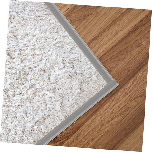5M Carpet Transition Strip Vinyl Floor Edging for Smooth Tile to Carpet Transition Self Adhesive Easy Installation Suitable for Heights Under in Kuwait