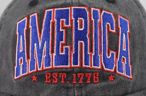 America EST 1776 Hat for Men Women, Adjustable Cotton Embroidered USA Patriotic Baseball Cap in Saudi Arabia