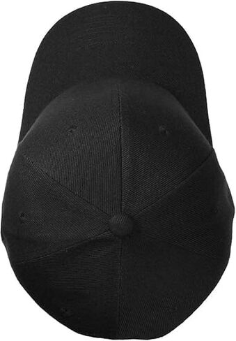 Luis Leather 100% Cotton Stylish Unisex Baseball Cap for Outdoor Workout and Activities - Adjustable Casual Cap for Daily Wear (Black) in Saudi Arabia