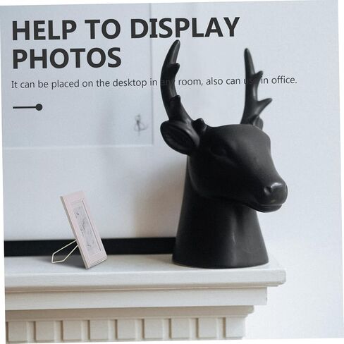 4pcs Iron Photo Frame Bracket Gold Finish Lightweight Picture Frame Holding Rack for Framed Photos Display in Kuwait