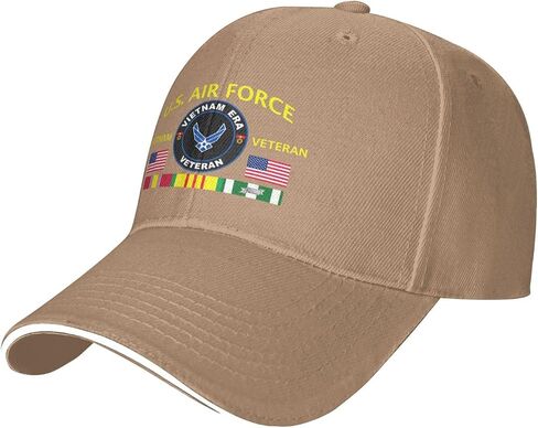Us Air Force Vietnam Era Veteran Classic Baseball Cap Trucker Cap Sport Hat Party Cap in Kuwait