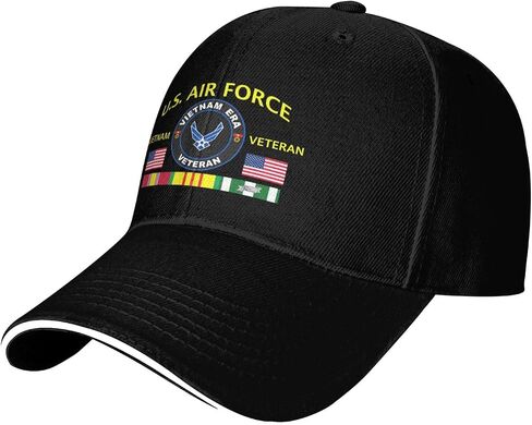 Us Air Force Vietnam Era Veteran Classic Baseball Cap Trucker Cap Sport Hat Party Cap in Kuwait