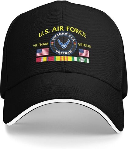 Us Air Force Vietnam Era Veteran Classic Baseball Cap Trucker Cap Sport Hat Party Cap in Kuwait