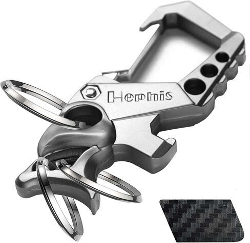 فتحات زجاجة سلسلة مفاتيح Heaphis Heavy Duty ، وسلاسل مفاتيح سيارة Carabiner للرجال والنساء in Kuwait
