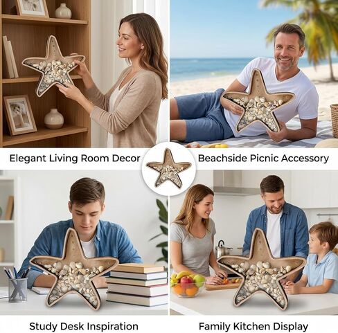Seashell Holder, Sea Shell Holder Display Stand for Starfish and Beach Treasures,Compact Showcase for Coastal Decor Collectibles in Saudi Arabia