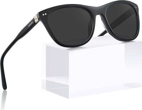AVAWAY Womens Polarized Sunglasses for Small Face UV 400 Protection Acetate Cat Eye Frame Ladies Sun Shades Glasses Sunnies in Kuwait