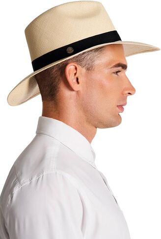 Men's Wide Brim Panama Hat - UPF 50+ Sun Protection - Cuenca in Kuwait