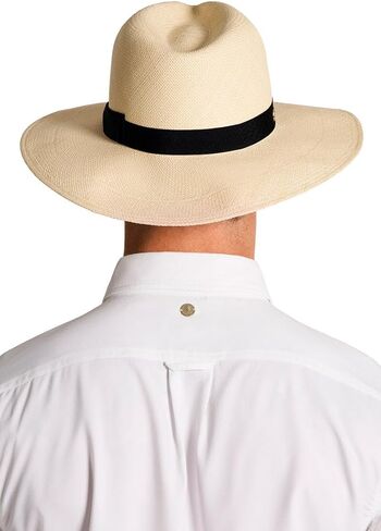 Men's Wide Brim Panama Hat - UPF 50+ Sun Protection - Cuenca in Kuwait