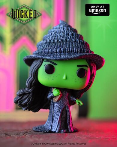 Funko Pop! Movies: Wicked Pt. 2 - Elphaba - Glitter - Amazon Exclusive - Collectable Vinyl Figure - Gift Idea - Official Merchandise - Toys for Kids & Adults - Movies Fans - Figure for Collectors in Kuwait