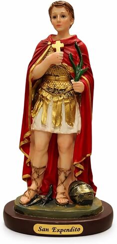 San Expedito - 6" Saint Expeditus Statue Religious Figurine in Kuwait