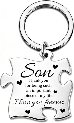 Fathers Day Gift For Son Adult Son Gifts From Mom Dad To My Boy Keychain Sons Birthday Gift Ideas Fatehr’s Day Christmas Stuff in Kuwait